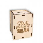 Leseni hranilnik za denar - sledi svojim sanjam